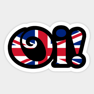 Oi! Union Jack Sticker